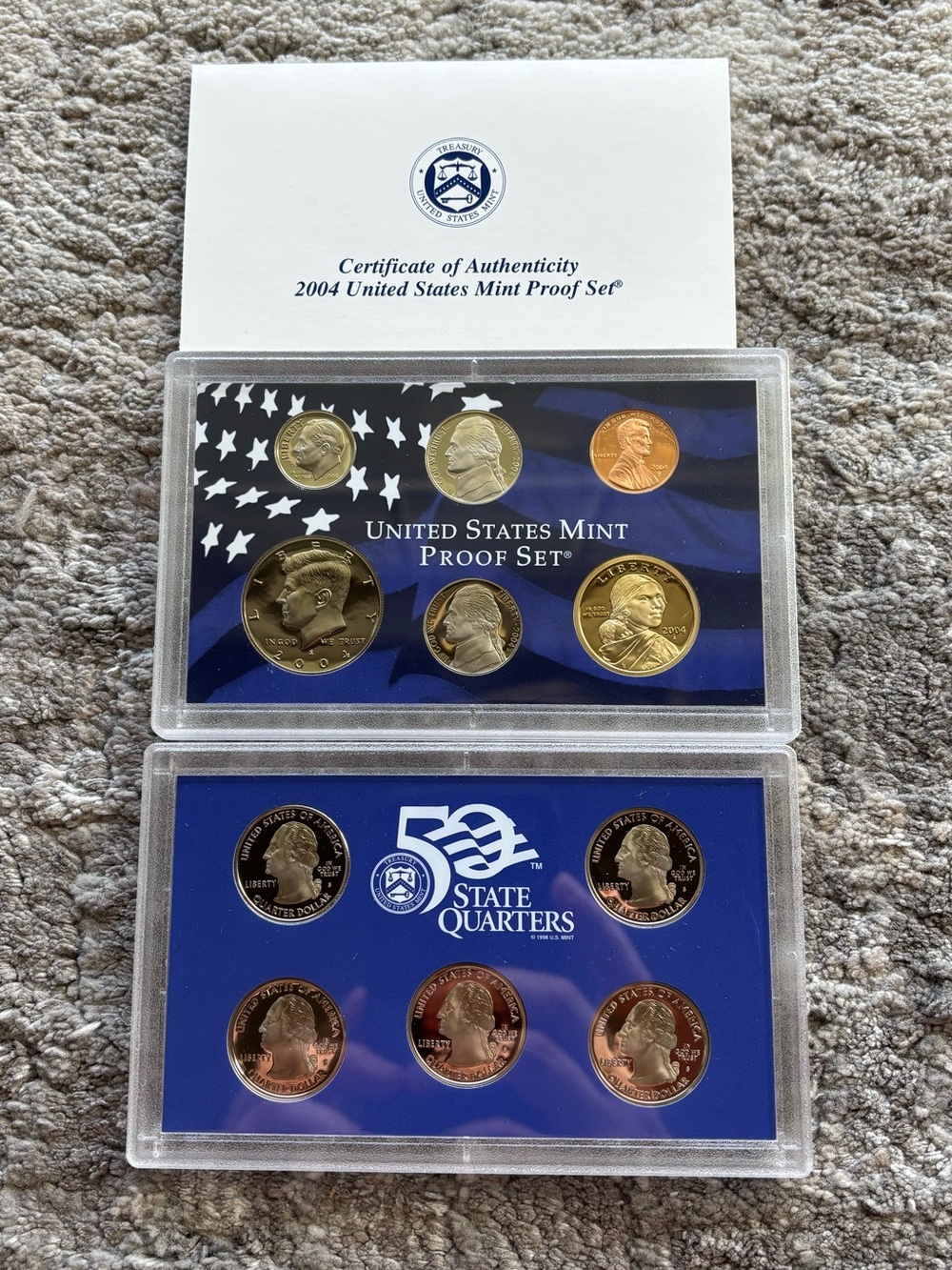 2004 US Mint Proof Set Coins